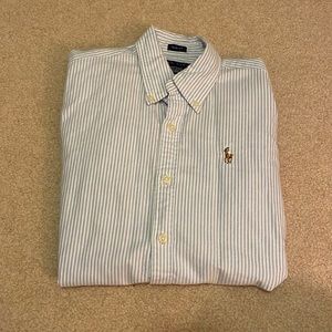 Long sleeve striped Polo